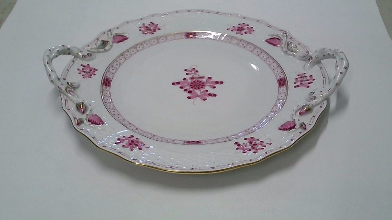 Vassoio Ceramica Herend Hungary Linea Waldstein Rose    V