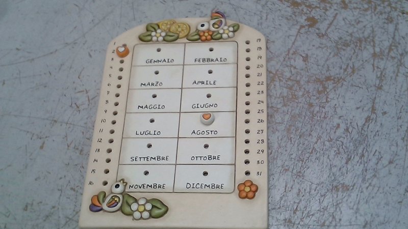 CALENDARIO PERPETUO THUN  SENZA SCATOLA 