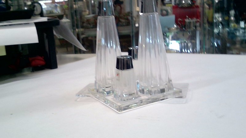 Set Condimenti  Prodotto Da Colle Cristallerie  COLLEVICA  Valle D'else Toscana 