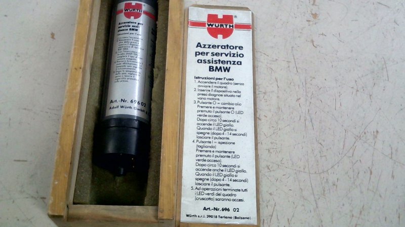 Azzeratore Per Servizio Assistenza BMW  Whurt  Vintage   V