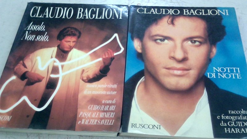 Spartito+libro Fotografico Baglioni     V