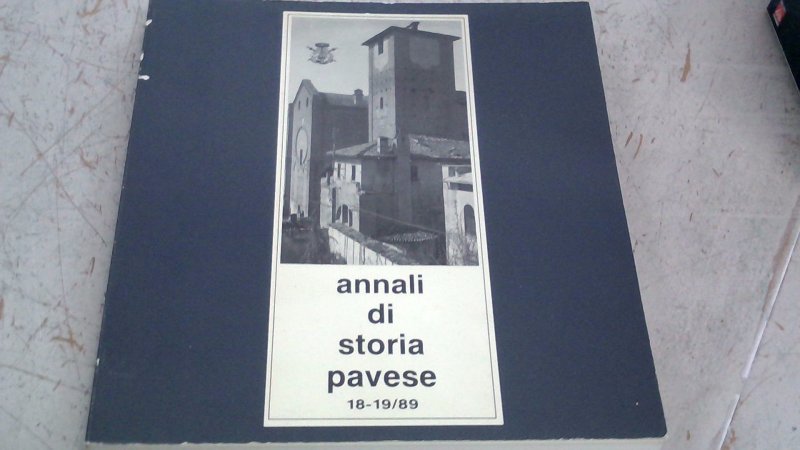 Libro Annali Di Storia Pavese   V