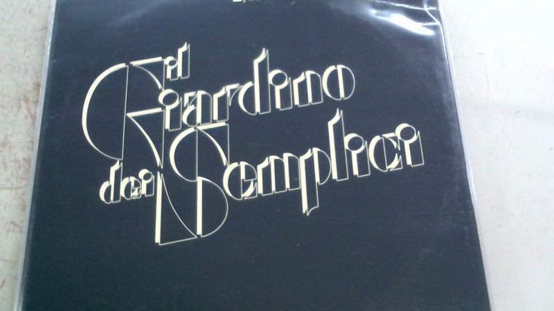 Vinile 33    Il Giardino Dei Semplici     Busta Non Compresa    V