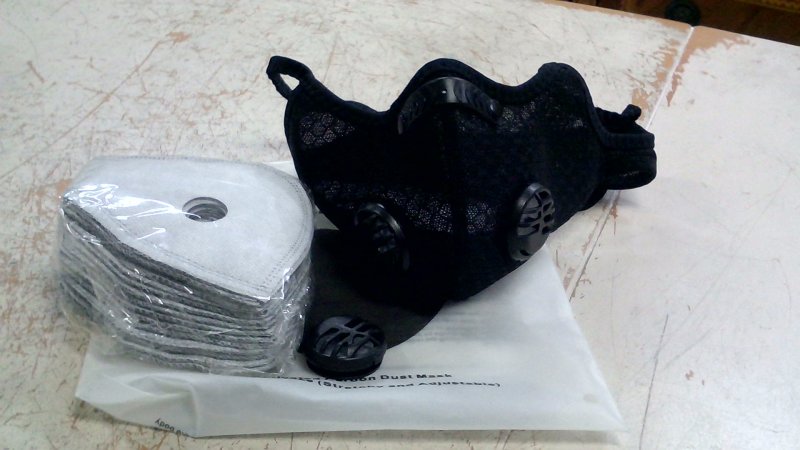 Maschera Sport Per Resistenza Respiratoria   Con Filtri    V