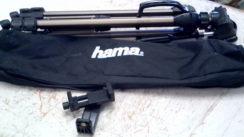 Cavalletto Per Fotocamere Hama   Con Accessorio Per Cellulari E Borsa   V