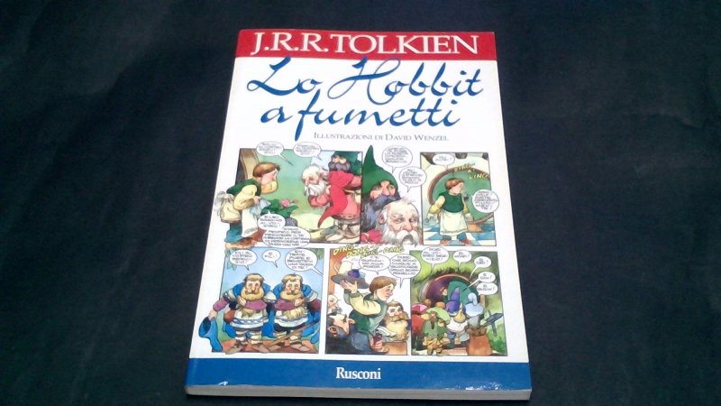 Libro Lo Hobbit A Fumetti J.r.r Tolkien Illustrazioni Wenzel 1ø Ed 1997   V