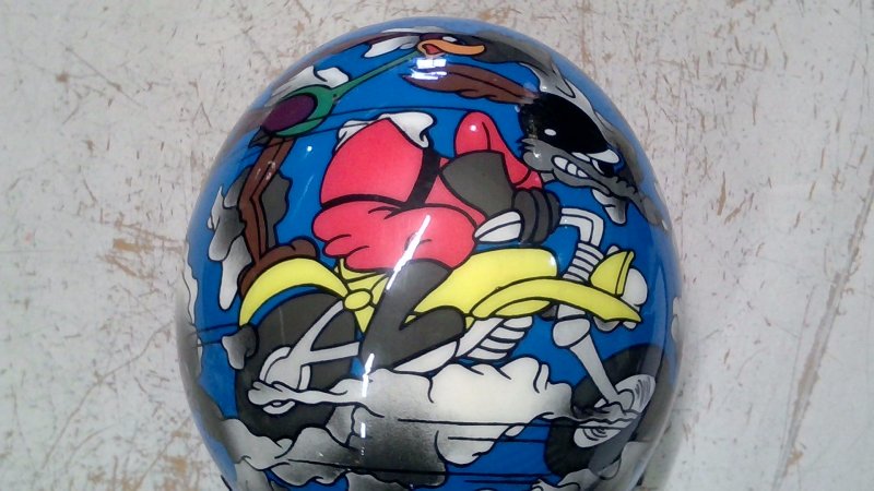 Casco Moto Espositivo "willy Il Coyote E Beep Beep"   V