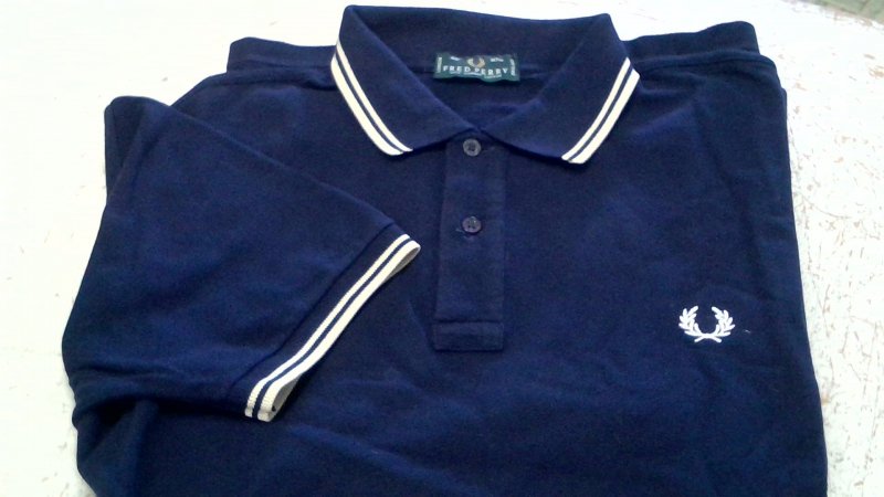 Polo Fred Perry Blu  45    V