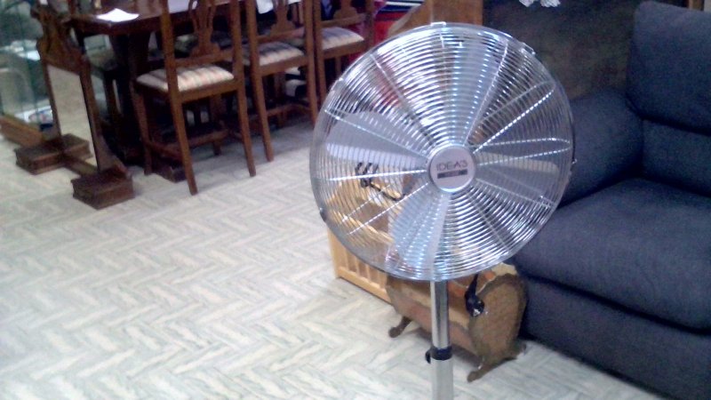 VENTILATORE A PIANTANA IDEAS HOME  CROMO 