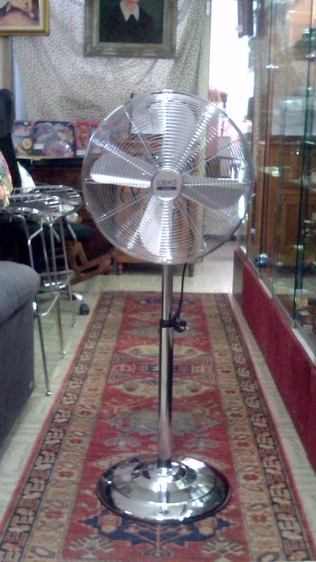 VENTILATORE A PIANTANA IDEAS HOME  CROMO 
