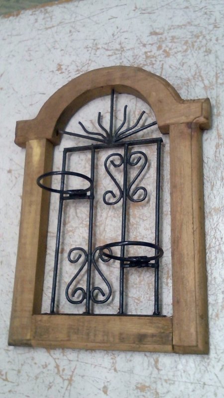 Decorazione Da Parete In Legno/ferro     V