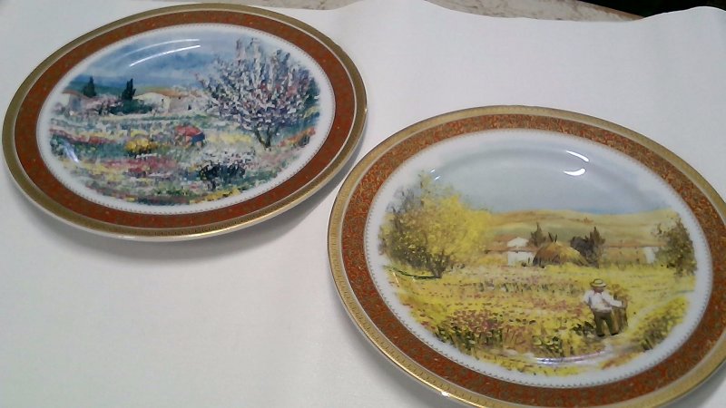 Set Piatti Decorativi 4 Stagioni Limoges G. Martini    V
