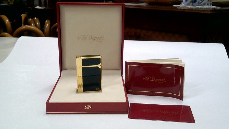 Accendino Dupont Dotato E  Lacca Verde   Con Scatola E Libretto   V