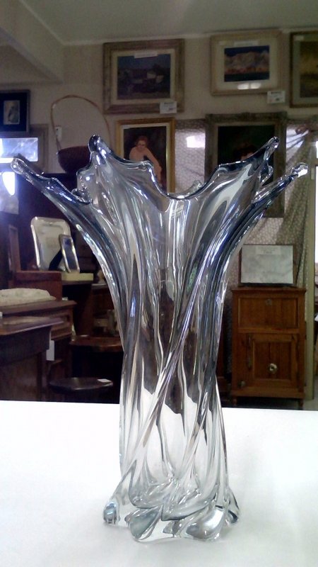 Vaso Vetro Murano  Formia  "foglia Di Acero"  V