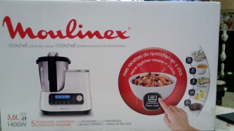  ROBOT DA CUCINA MOULINEX CLICKCHEF  3.6L  1400W 
