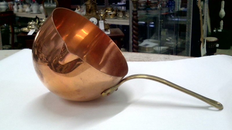 Pentola Per Bagnomaria In Rame /ottone   V