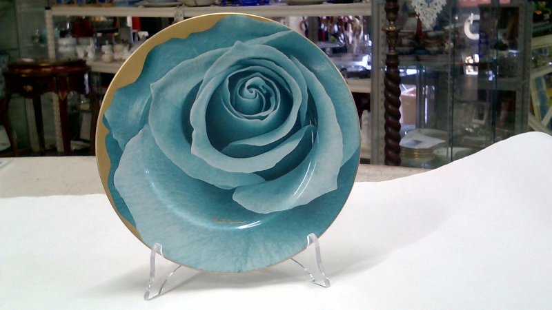 Piattino Decorativo Roberto Cavalli Dark Lady Rosa Azzurra   V