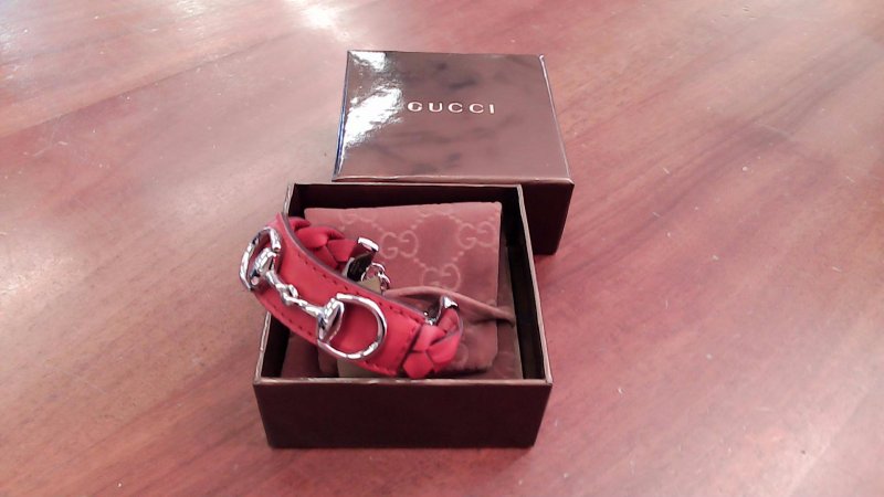 Bracciale Pelle Rossa Gucci R