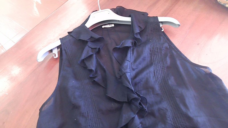 SMANICATA BLU SCURO  MIU MIU TG M K 