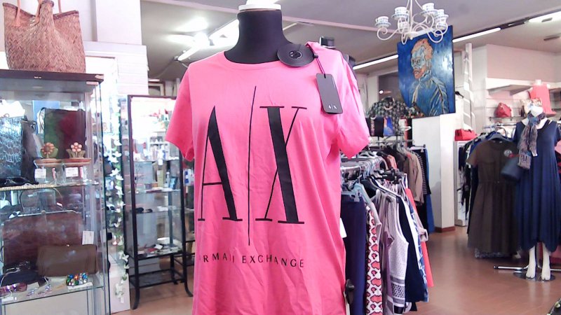 TSHIRT ARMANI EXCHANGE FUXIA NUOVA TG  S K 