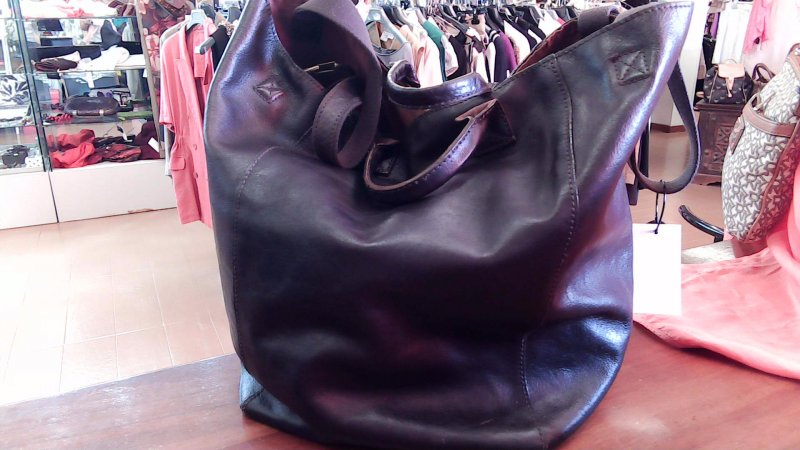 Sacca Nera Pelle Sisley R