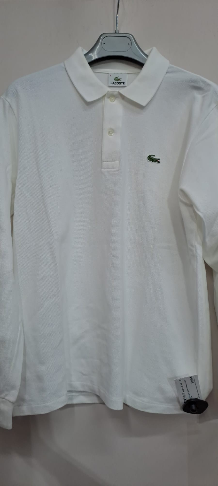 POLO LACOSTE UOMO MANICA LUNGA UOMO TG L