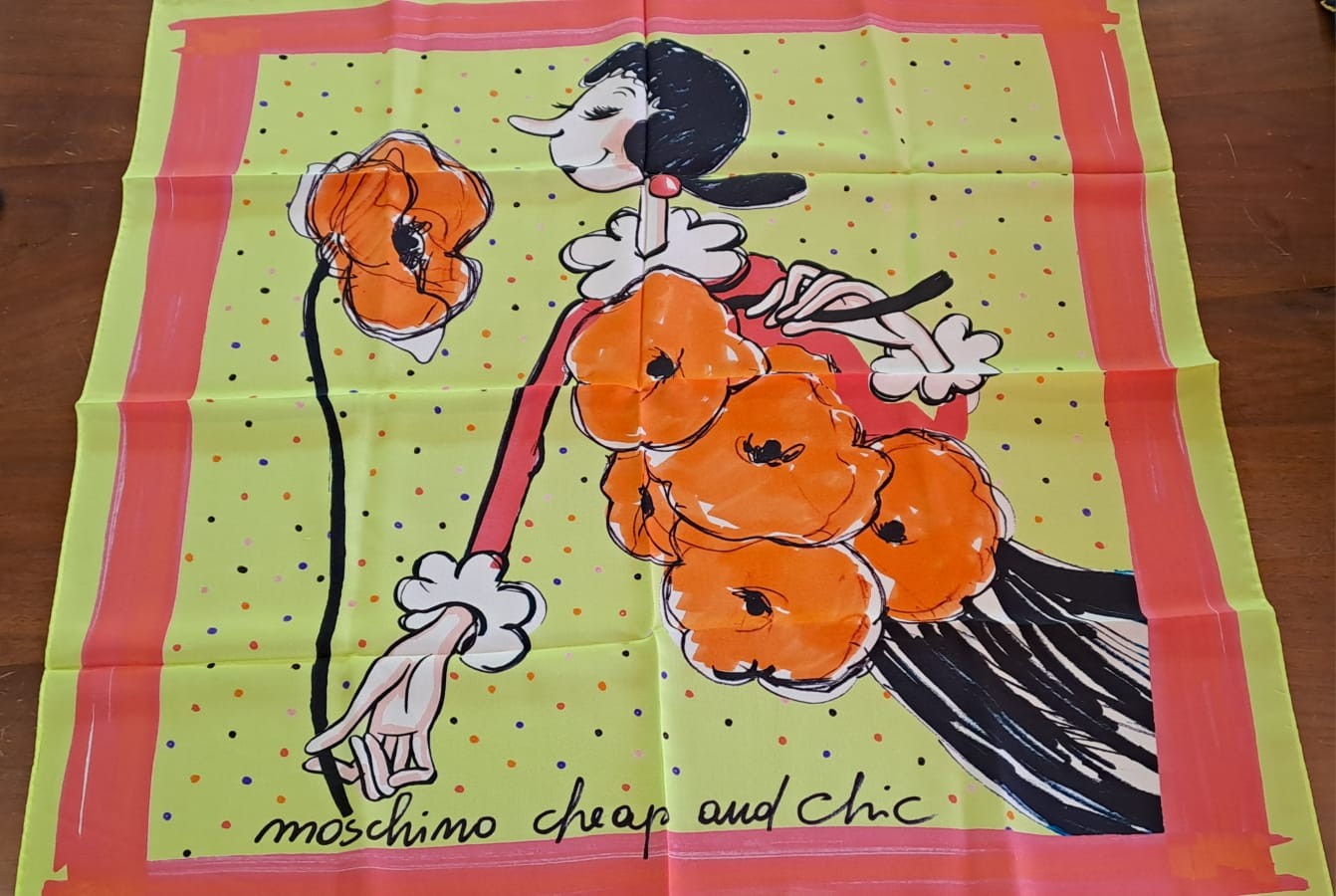 FOULARD SETA MOSCHINO