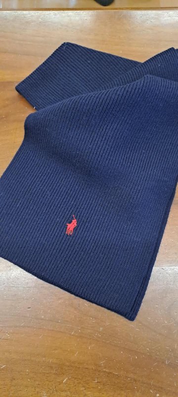 SCIARPA POLO RALPH LAUREN BLU